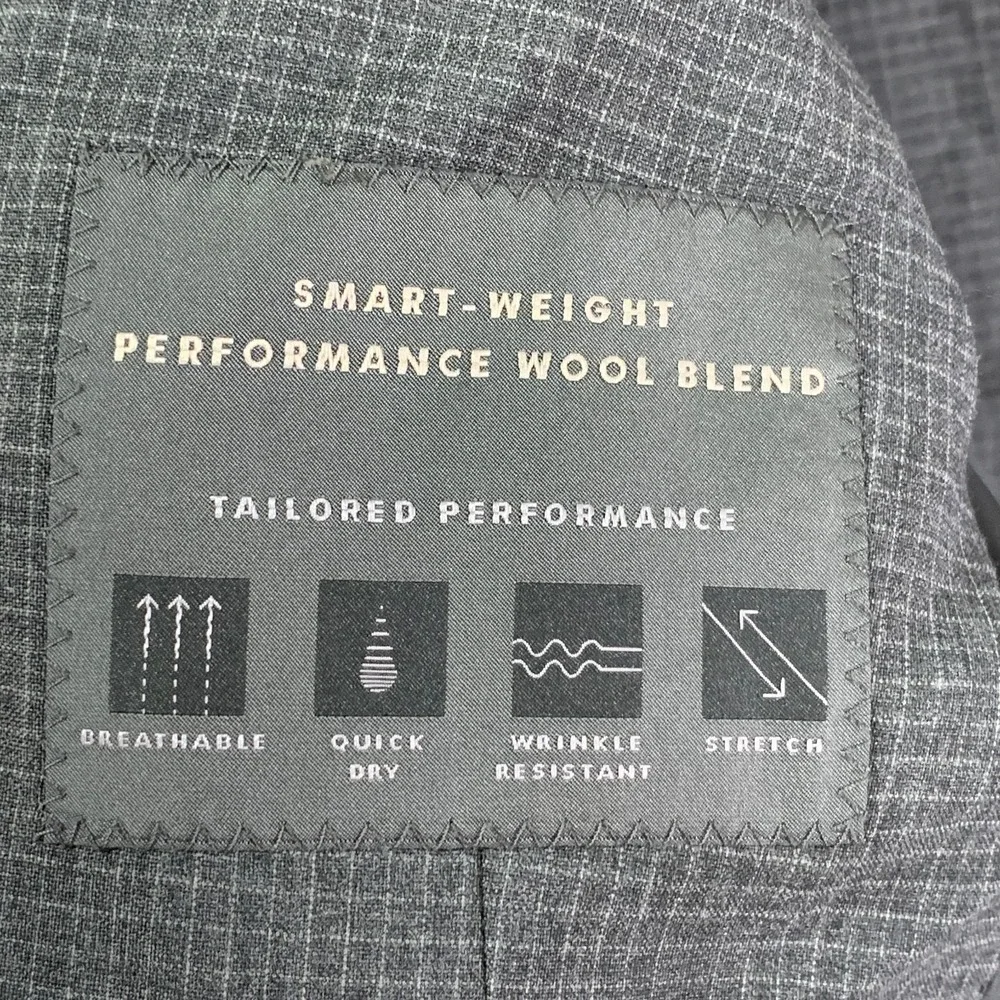 Banana Republic Blazer Jacket Men 38S Slim Smart Weight Performance Sport Coat